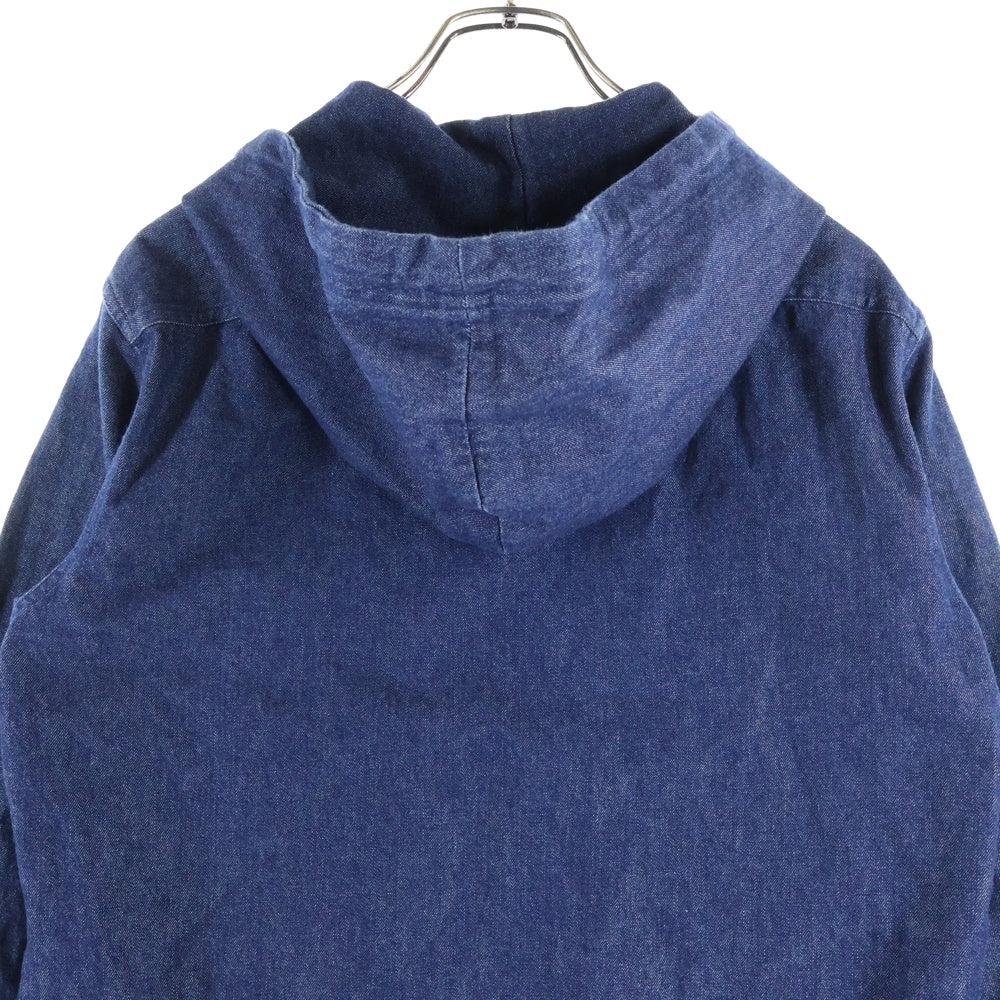 SUPREME(シュプリーム) 12AW Hooded Denim Shirt ダブルフラップポケット フーデッド デニム長袖シャツ インディゴ