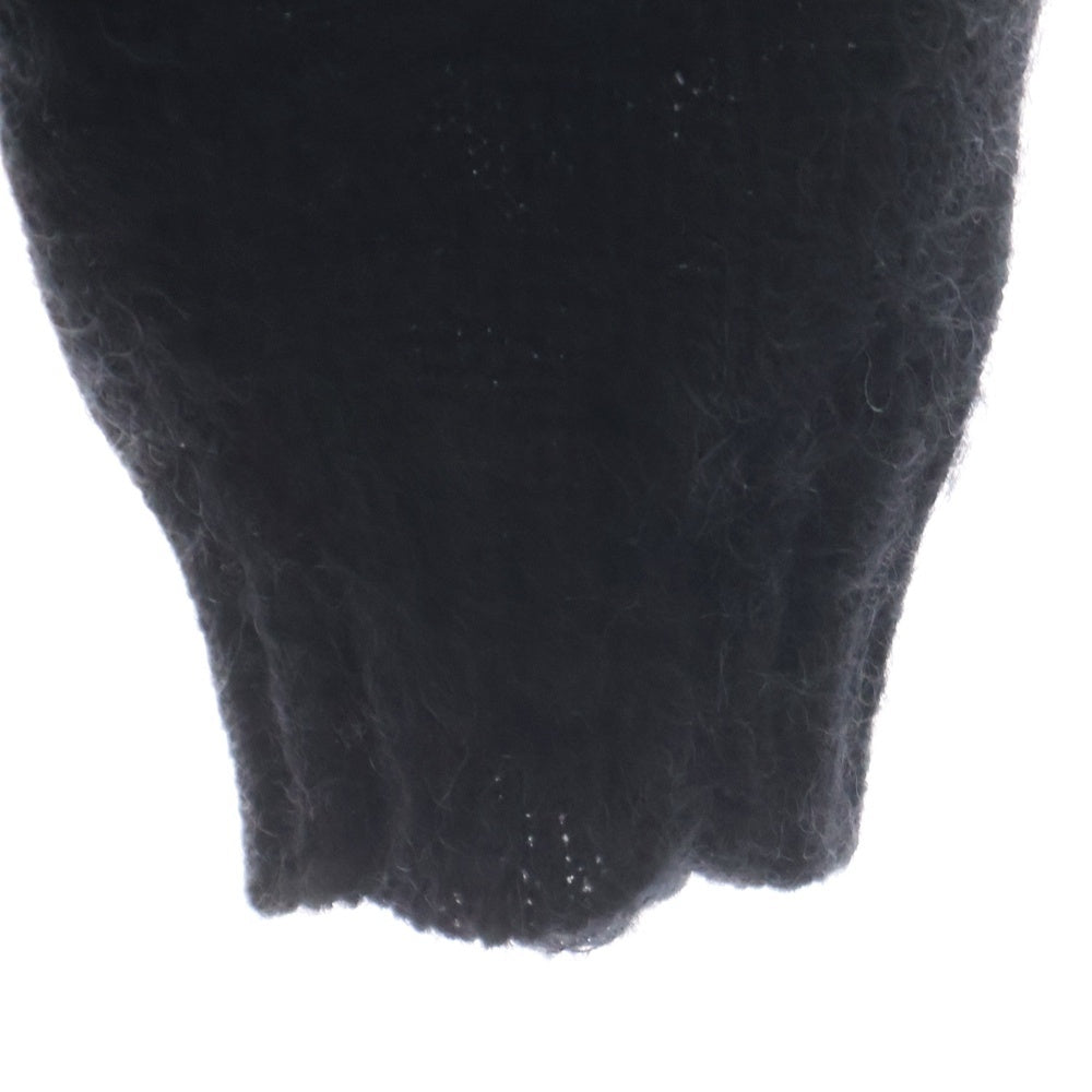 UNDERCOVER(アンダーカバー) 23AW モヘア ダメージ加工 ウール ニット カーディガン ブラック UC2C9903