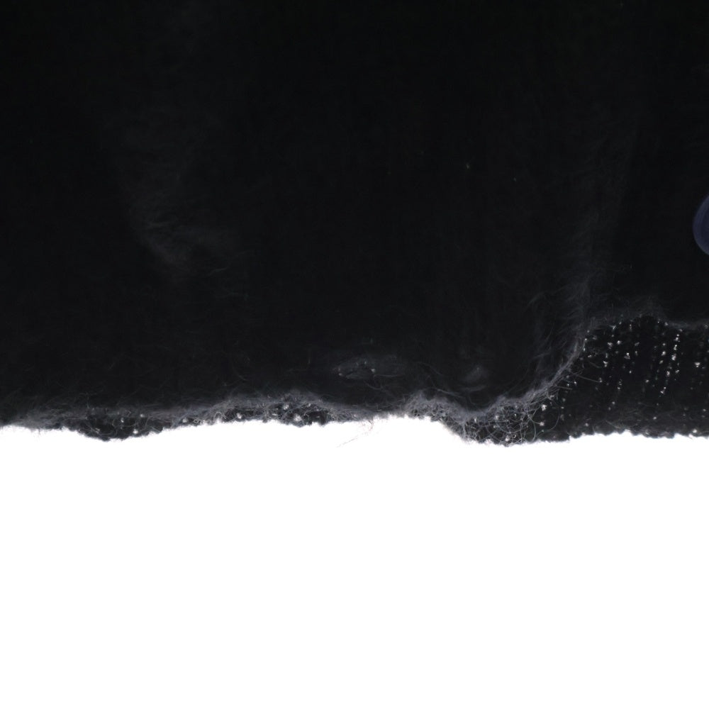 UNDERCOVER(アンダーカバー) 23AW モヘア ダメージ加工 ウール ニット カーディガン ブラック UC2C9903