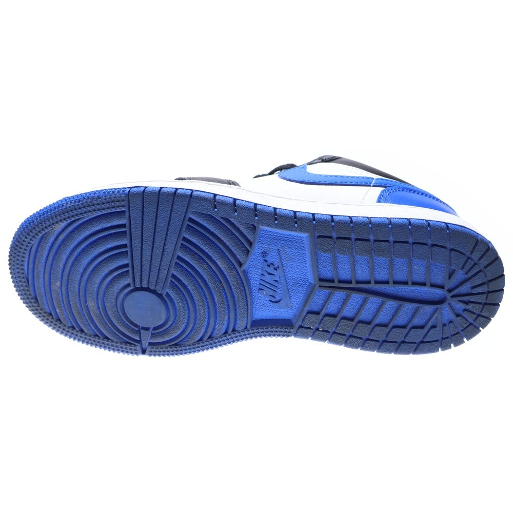 NIKE(ナイキ) GS AIR JORDAN 1 LOW BLACK WHITE ROYAL BLUE エアジョーダン1 ブラック ホワイト ロイヤルブルー ローカットスニーカー キッズ ブルー US4Y/23cm 553560-140