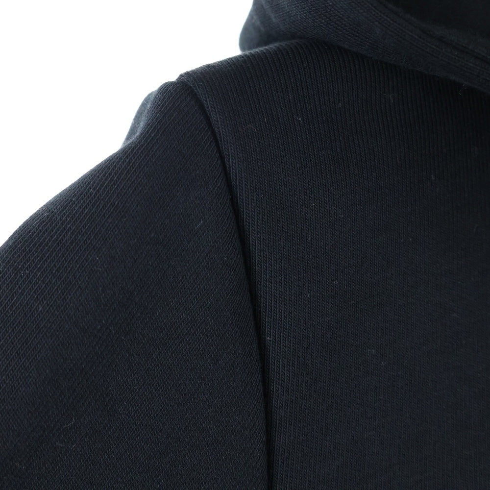 DIESEL(ディーゼル) S-GIRK-HOOD-ZIP 胸ロゴデザイン フーデッド ジップアップ スウェット パーカー ブラック A03371