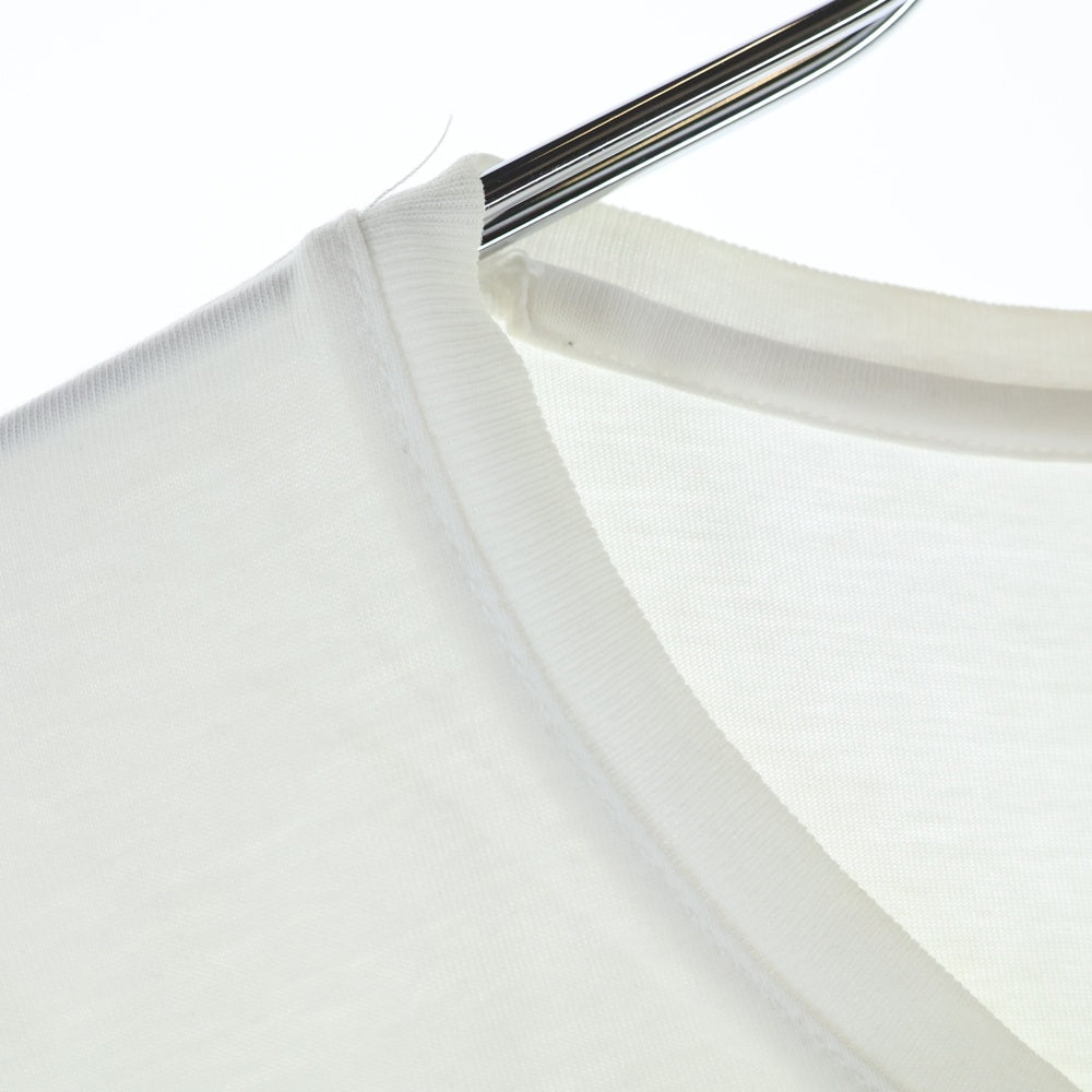 Armani Exchange(アルマーニ エクスチェンジ) ロゴプリント クルーネック 長袖Tシャツ カットソー ホワイト