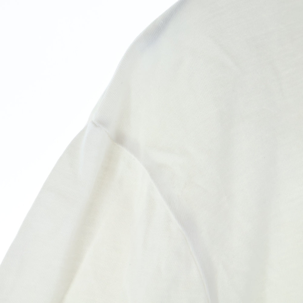 Armani Exchange(アルマーニ エクスチェンジ) ロゴプリント クルーネック 長袖Tシャツ カットソー ホワイト