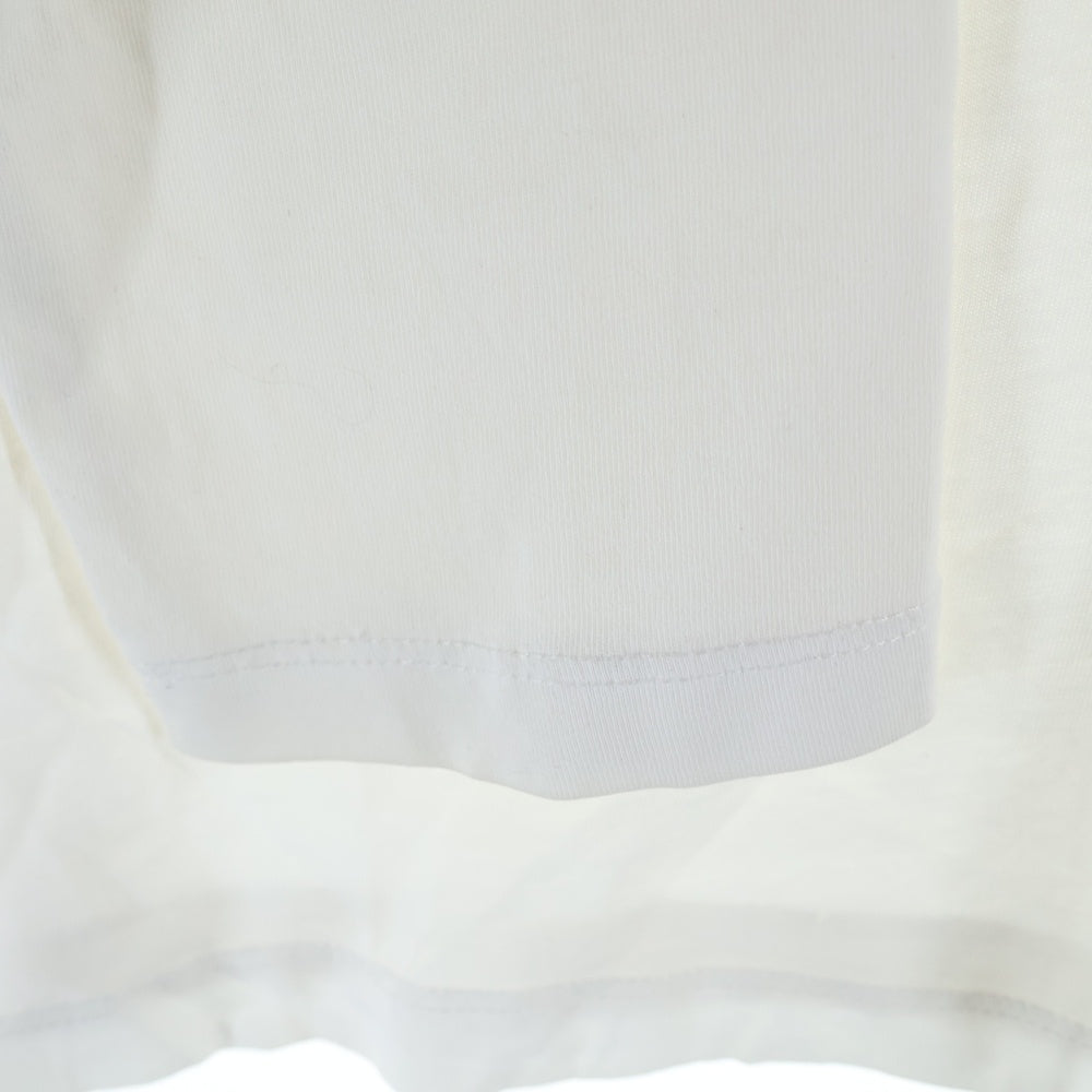 Armani Exchange(アルマーニ エクスチェンジ) ロゴプリント クルーネック 長袖Tシャツ カットソー ホワイト