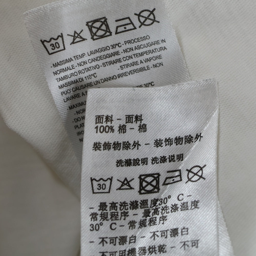 Armani Exchange(アルマーニ エクスチェンジ) ロゴプリント クルーネック 長袖Tシャツ カットソー ホワイト