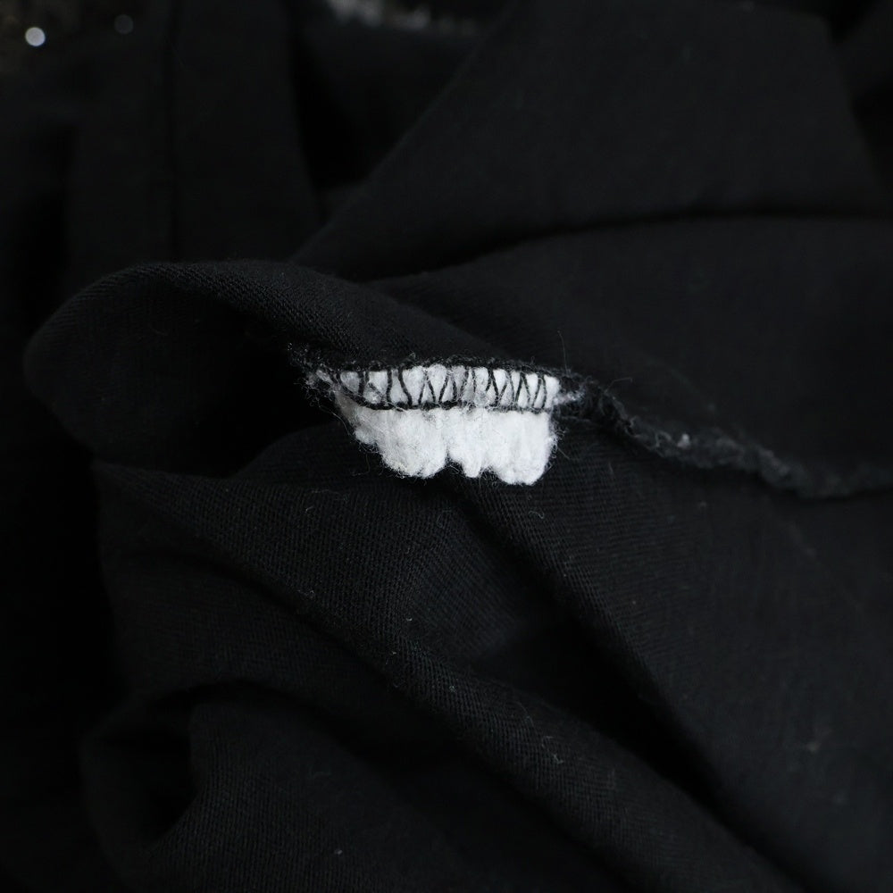 Armani Exchange(アルマーニ エクスチェンジ) フロントロゴプリント クルーネック 半袖Tシャツ カットソー ブラック