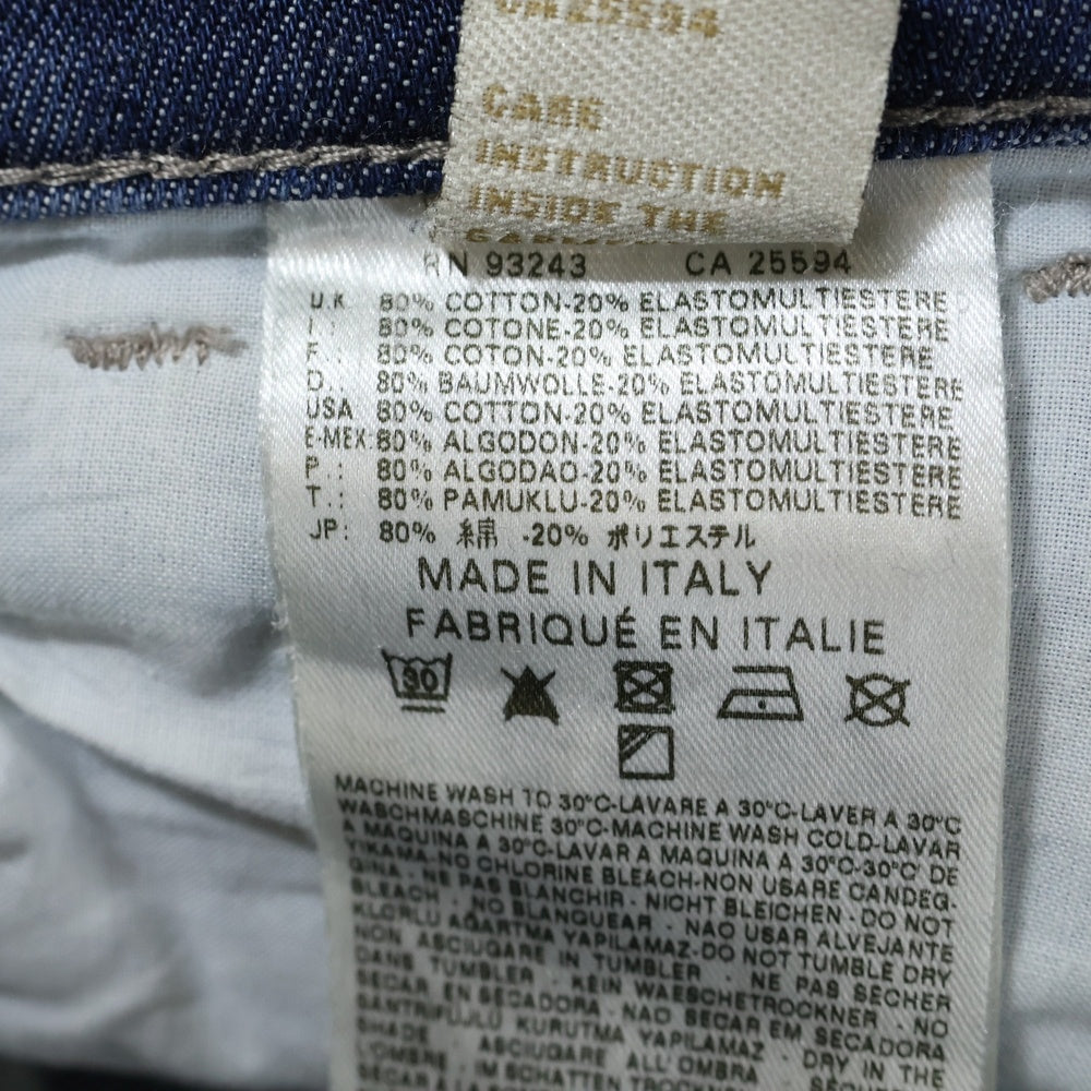 DIESEL(ディーゼル) GETLEGG ダメージ加工 ジップフライ デニム スキニーパンツ インディゴ レディース 03030