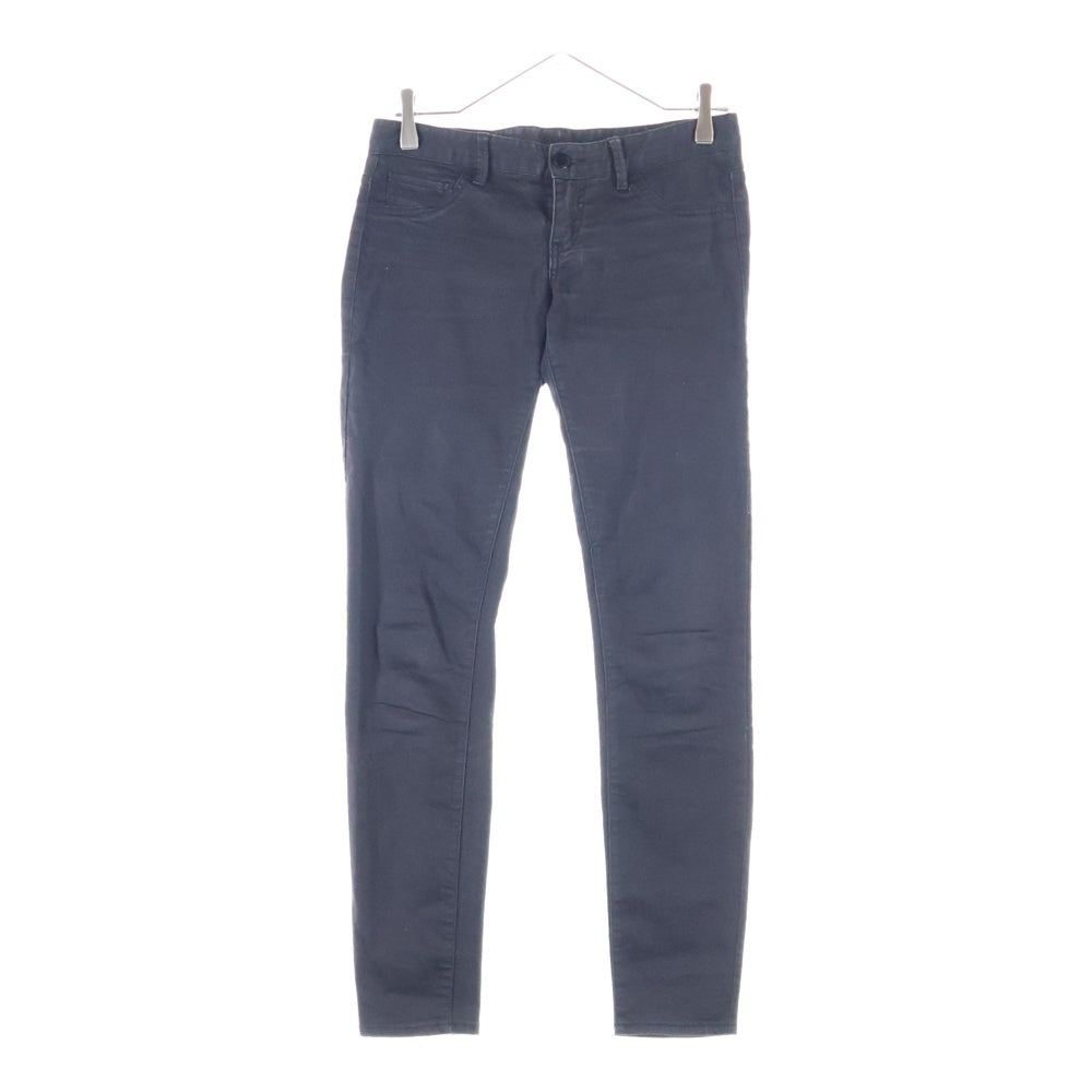 Armani Exchange(アルマーニ エクスチェンジ) コットンストレッチ ジップフライ デニムスキニーパンツ ブラック レディース