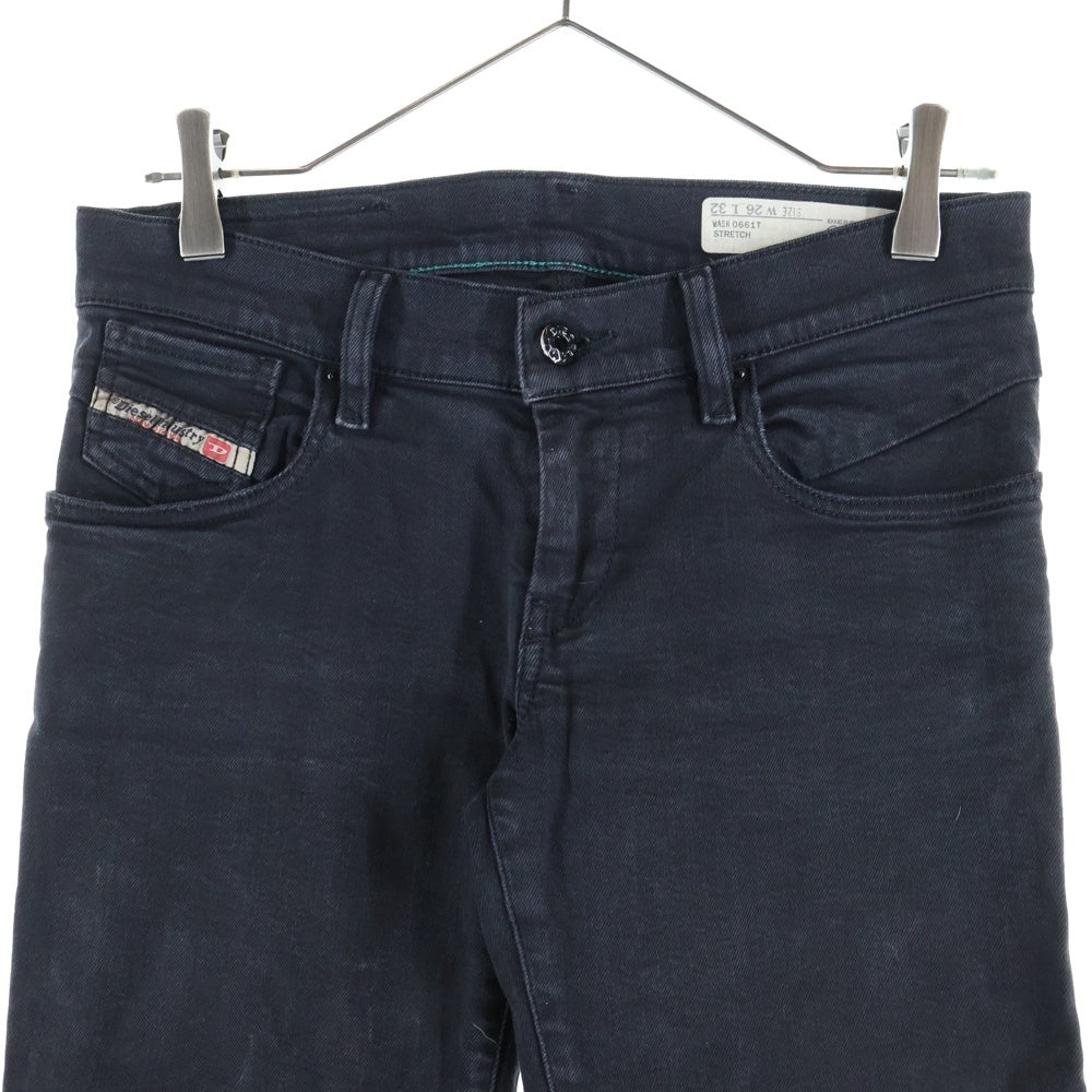 DIESEL(ディーゼル) GETLEGG ジップフライ デニムスキニーパンツ ブラック レディース 01144