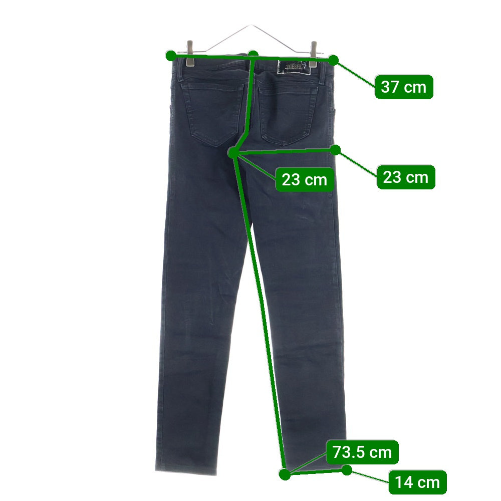 DIESEL(ディーゼル) GETLEGG ジップフライ デニムスキニーパンツ ブラック レディース 01144