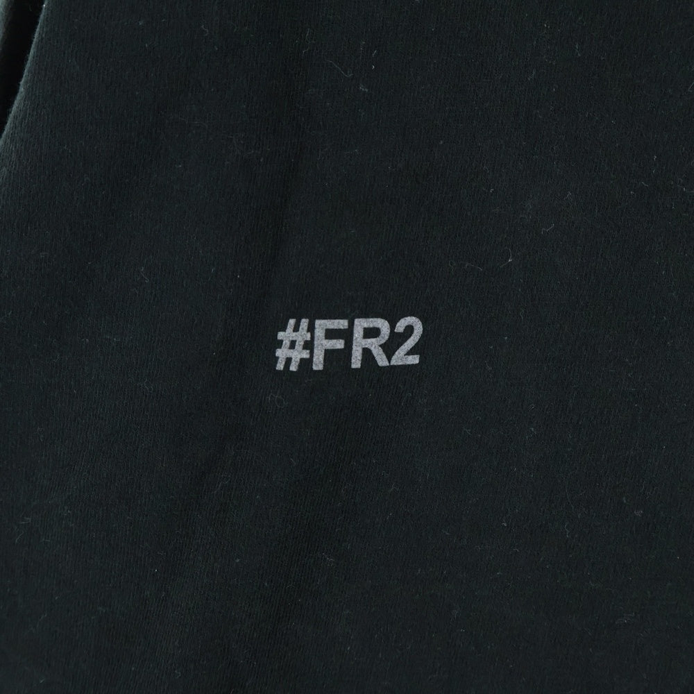 SAPEur(サプール) ×FR2 ハートラビット プリント バレンタイン 長袖ロングスリーブTシャツ カットソー ブラック