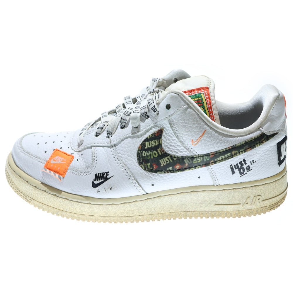 NIKE(ナイキ) AIR FORCE 1 07 PRM JDI エアフォース1 ジャスト ドゥ イット ローカットスニーカー ホワイト US8/26cm AR7719-100