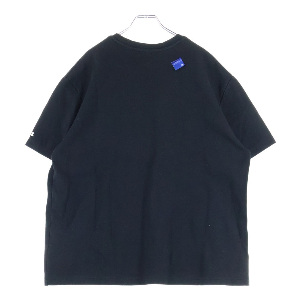 ADER ERROR(アーダーエラー) 19SS ARROW ロゴプリント クルーネック 半袖Tシャツ カットソー ブラック 19ASSTO18BK3