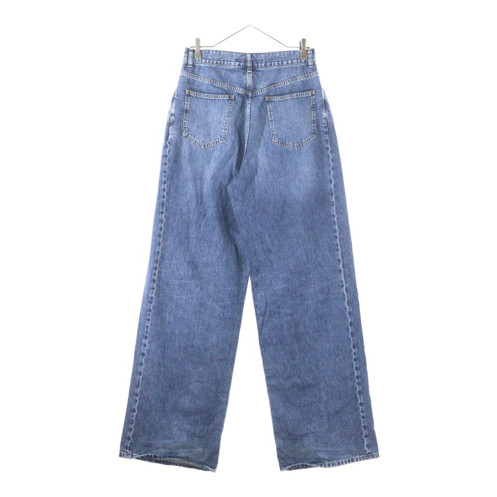 JOHN LAWRENCE SULLIVAN(ジョンローレンスサリバン) WASHED DENIM WIDE PANTS ウォッシュドデニム フロントフック ワイドパンツ インディゴ JLS-02-22