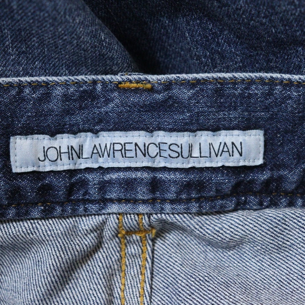 JOHN LAWRENCE SULLIVAN(ジョンローレンスサリバン) WASHED DENIM WIDE PANTS ウォッシュドデニム フロントフック ワイドパンツ インディゴ JLS-02-22