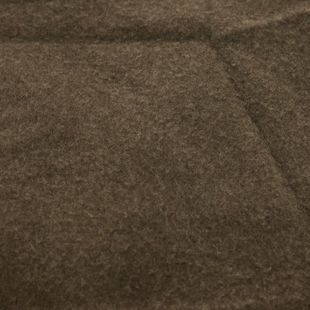 Acne Studios(アクネ ストゥディオズ) 大判ウール フリンジマフラー ブラウン CA0102