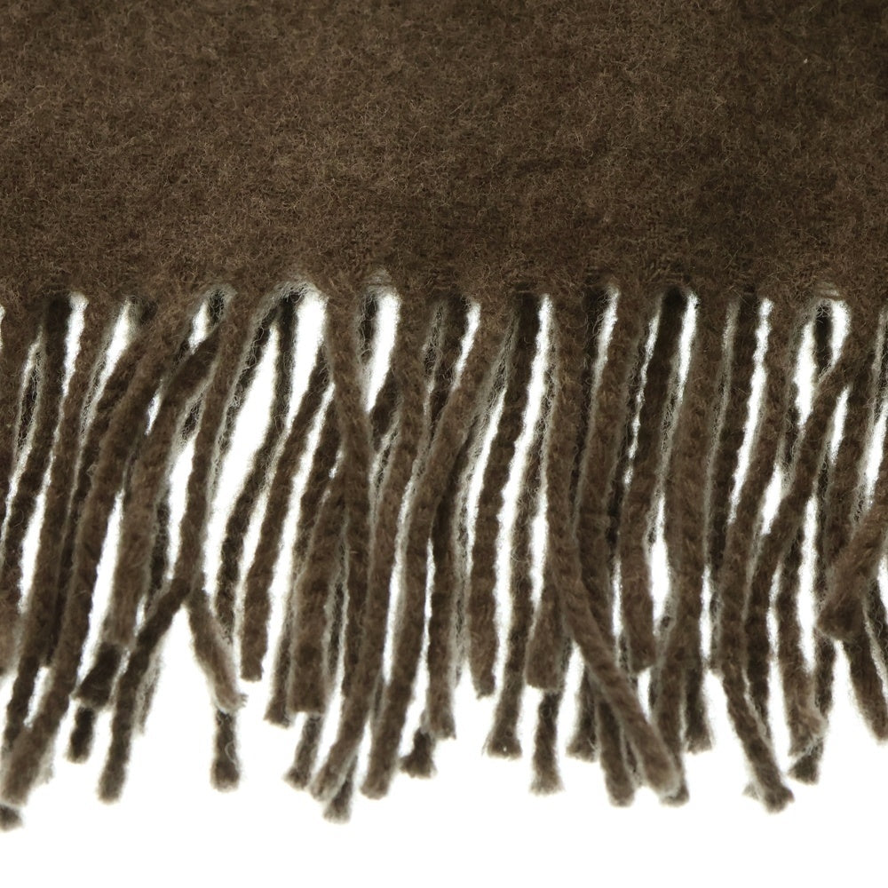 Acne Studios(アクネ ストゥディオズ) 大判ウール フリンジマフラー ブラウン CA0102