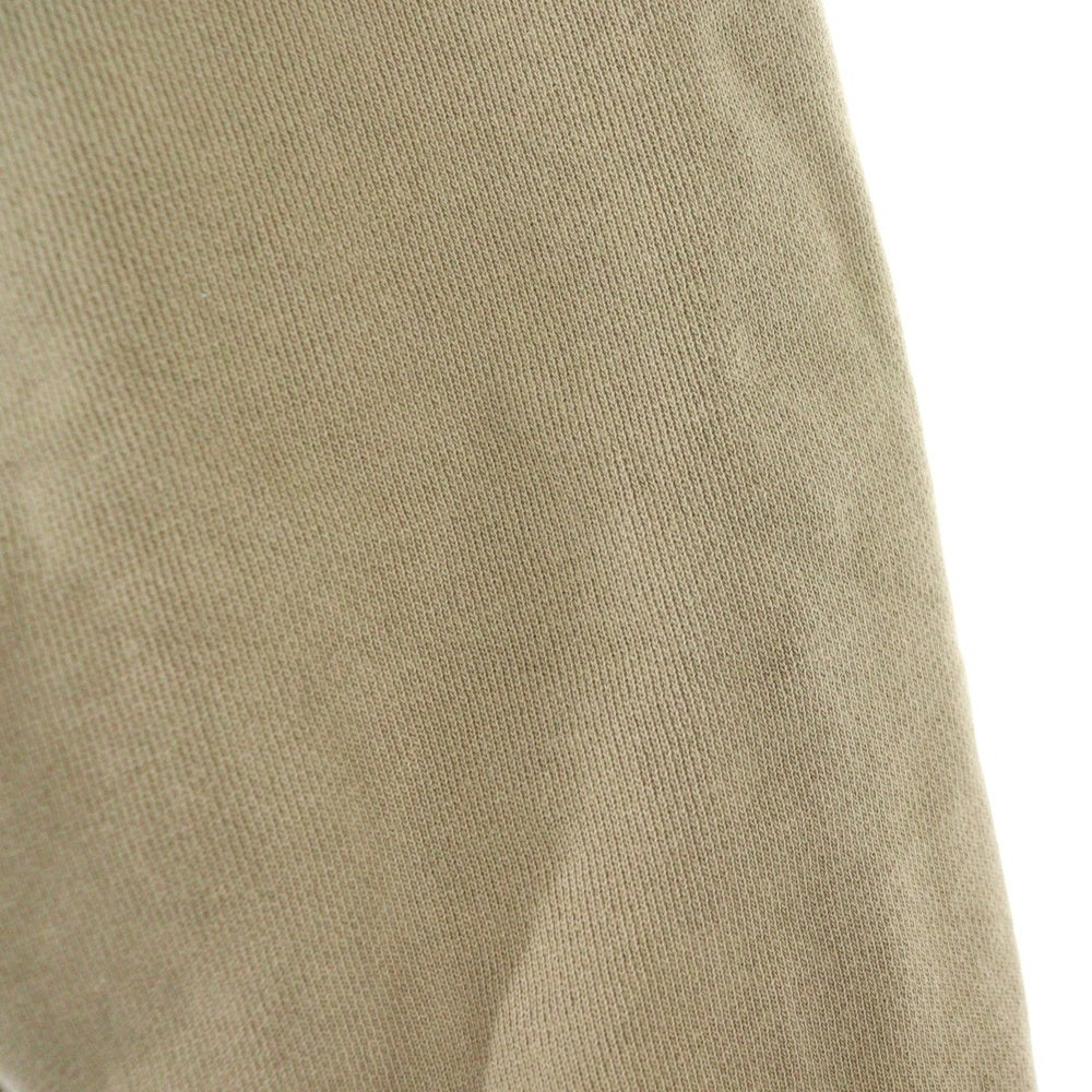 entire studios(エンタイア スタジオ) FULL ZIP オーバーサイズ コットンスウェット ジップアップパーカー ブラウン ES2106