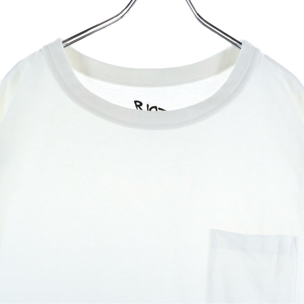 FACETASM(ファセッタズム) RIOT BRAID CORD TEE ライオット フロントポケット 半袖Tシャツ カットソー ホワイト RF20AW-TEE-U02