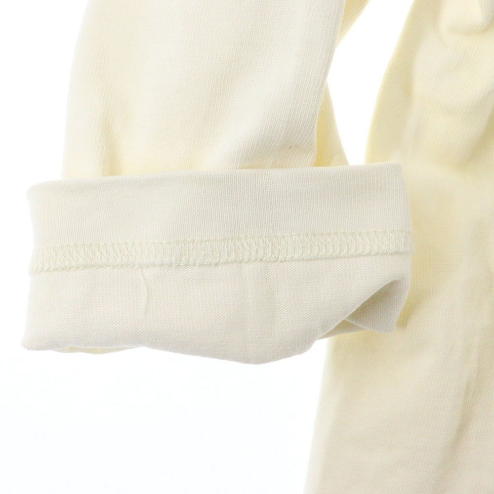 Y/PROJECT(ワイプロジェクト) トリプルカラーロゴプリント コットン 長袖Tシャツ カットソー ホワイト TS91-S25