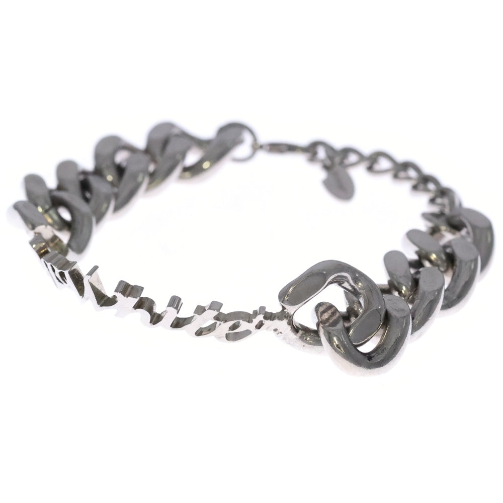 OFF-WHITE(オフホワイト) LOGO CHAIN BRACELET ロゴチェーン ブレスレット シルバー OMOA107F24MET0017200