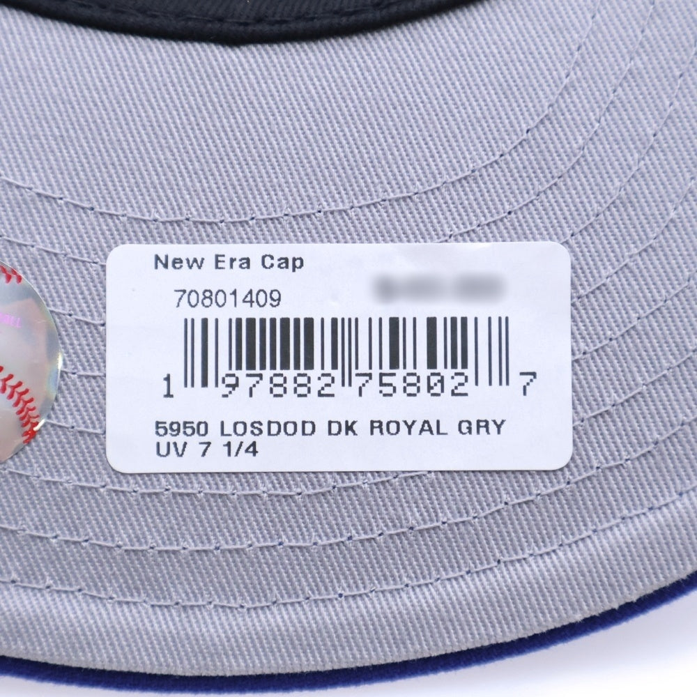 NEW ERA(ニューエラ) 59FIFTY LOS ANGELES DODGERS MLB UPSIDE DOWN ロサンゼルス ドジャース アップサイドダウン ベースボールキャップ ブルー