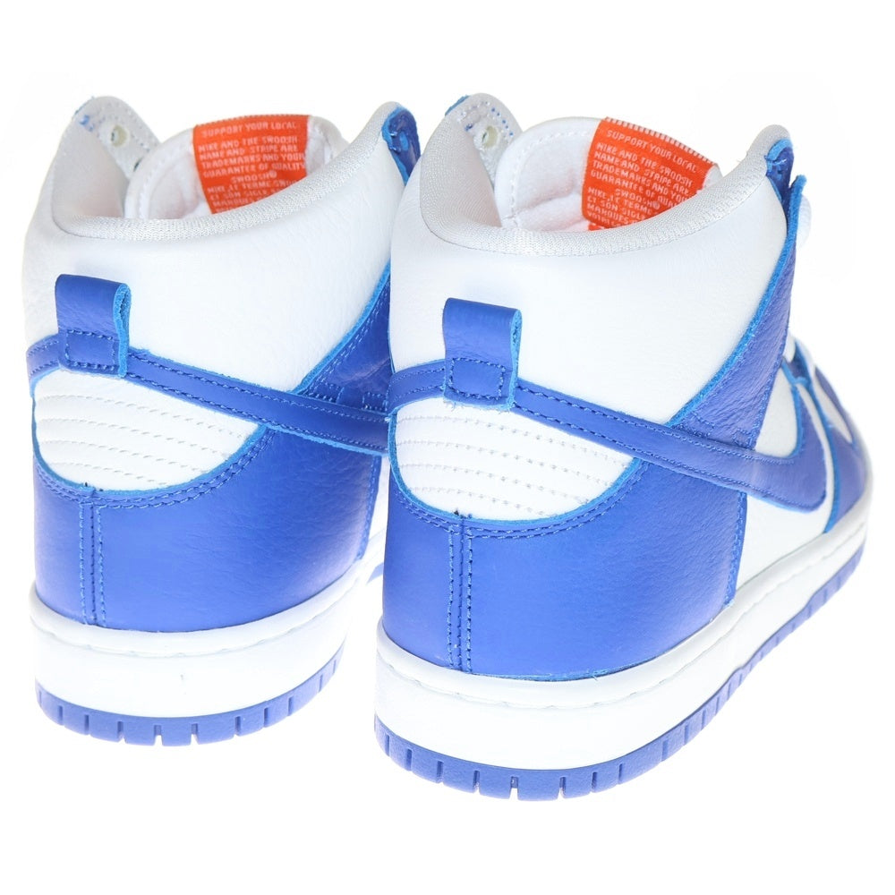 NIKE SB(ナイキエスビー) DUNK HIGH RETRO SE KENTUCKY ダンク オレンジレーベル ケンタッキー ローカットスニーカー レディース ブルー/ホワイト US7/25cm DH7149-400