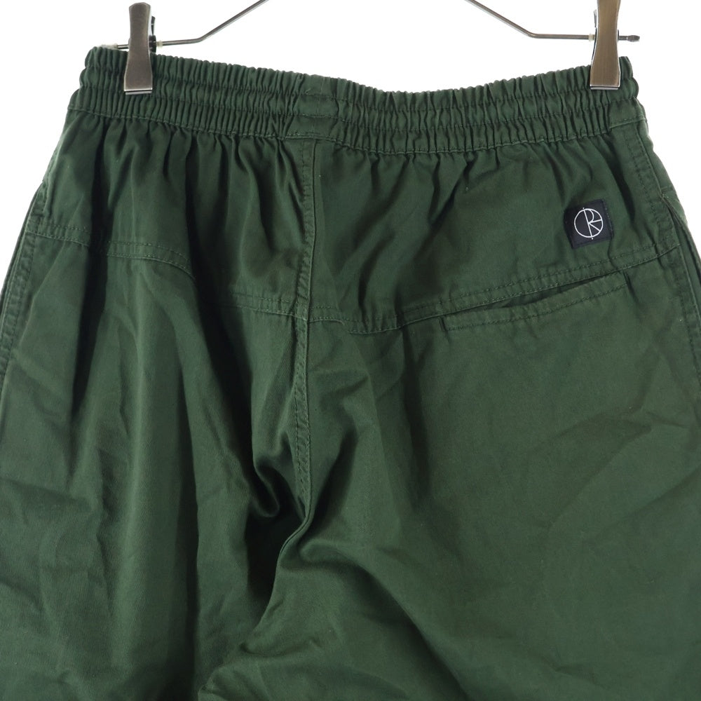 POLAR SKATE CO(ポーラー) バックロゴデザイン ドローストリング イージーパンツ グリーン