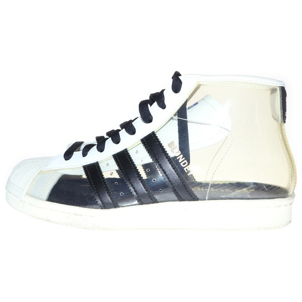 adidas(アディダス) BLONDEY PRO MODEL ADV CLEAR WHITE ブロンディ ブロンディ プロ モデル クリアホワイト ハイカットスニーカー レディース US7/25cm LG0843