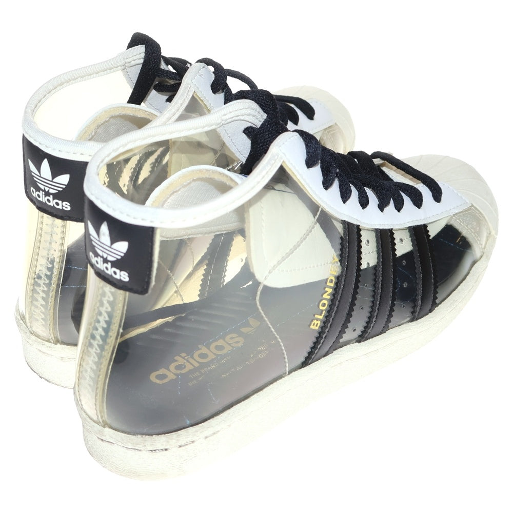 adidas(アディダス) BLONDEY PRO MODEL ADV CLEAR WHITE ブロンディ ブロンディ プロ モデル クリアホワイト ハイカットスニーカー レディース US7/25cm LG0843