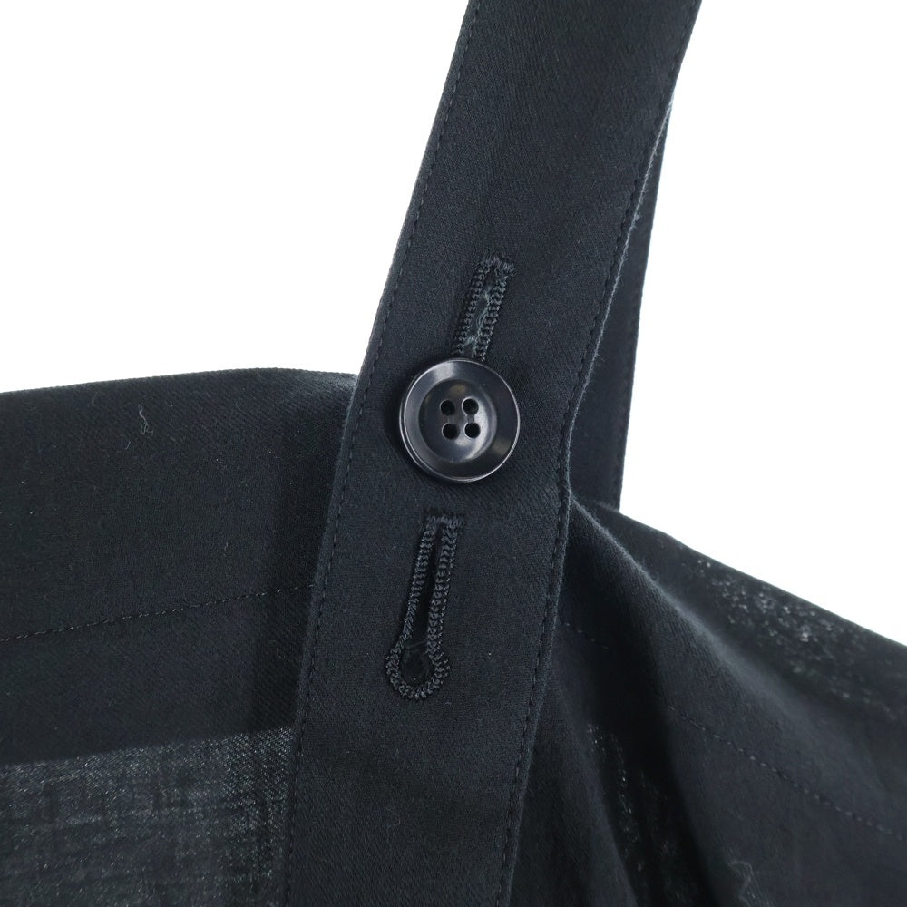 Y's(ワイズ) COTTON BOYLE VIYELLA SHOULDER STRAP DRESS コットンボイル ヴィエラ ショルダーストラップ ドレス ブラック レディース YP-D13-021