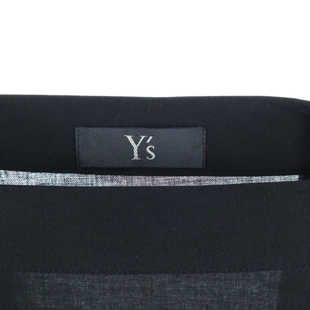 Y's(ワイズ) COTTON BOYLE VIYELLA SHOULDER STRAP DRESS コットンボイル ヴィエラ ショルダーストラップ ドレス ブラック レディース YP-D13-021