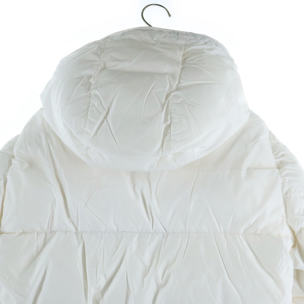 MONCLER(モンクレール) 19AW MONTCLA モンクラ ロゴエンブロイダリー フーデッド ジップアップ ナイロン ダウンジャケット ホワイト E20914194385