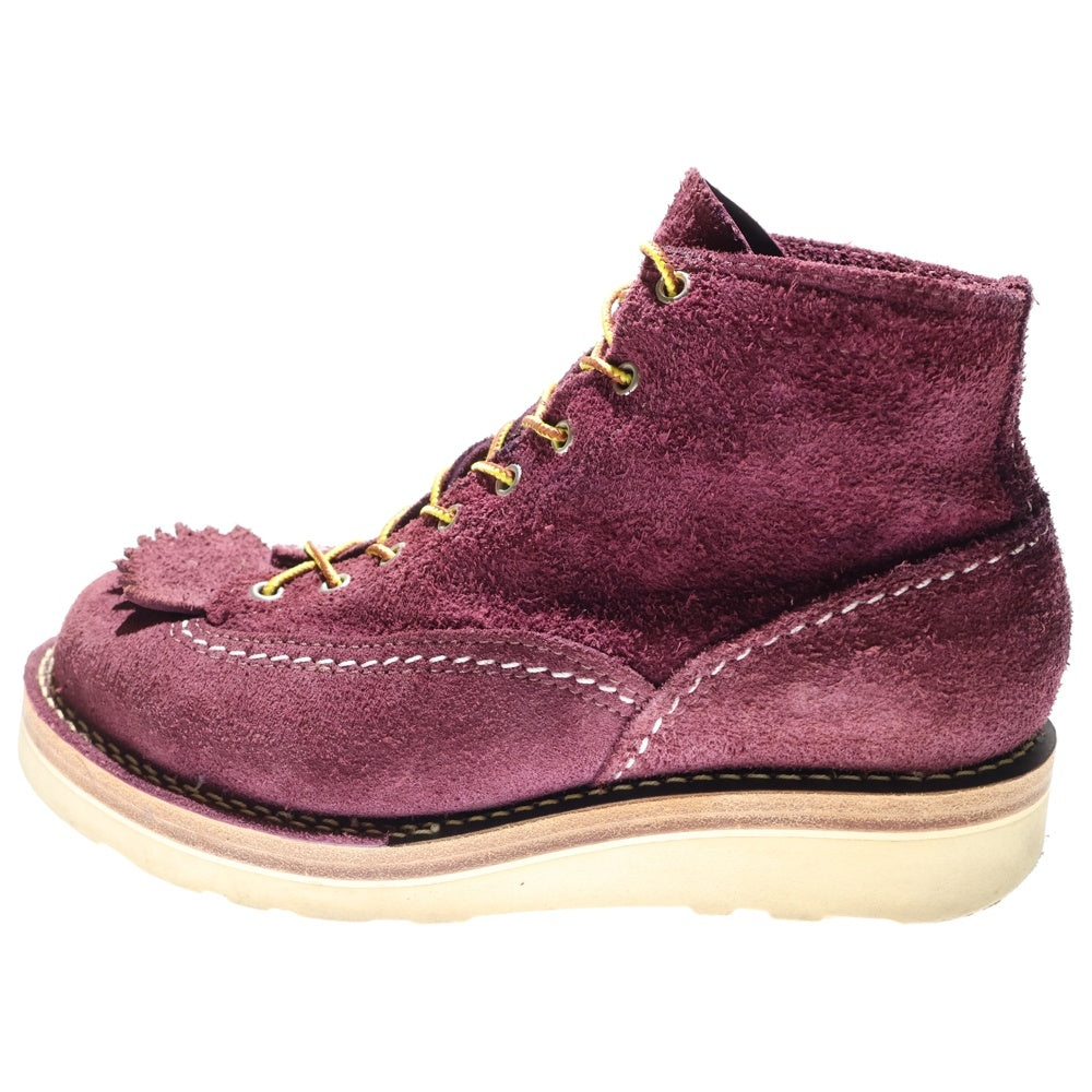 Wesco(ウエスコ) CUSTOM JOBMASTER カスタム ジョブマスター レザースウェードハイカットブーツ ボルドー PURP106RAPTMALT