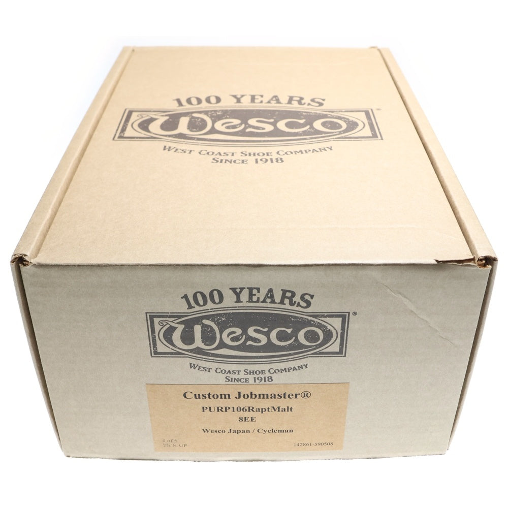Wesco(ウエスコ) CUSTOM JOBMASTER カスタム ジョブマスター レザースウェードハイカットブーツ ボルドー PURP106RAPTMALT