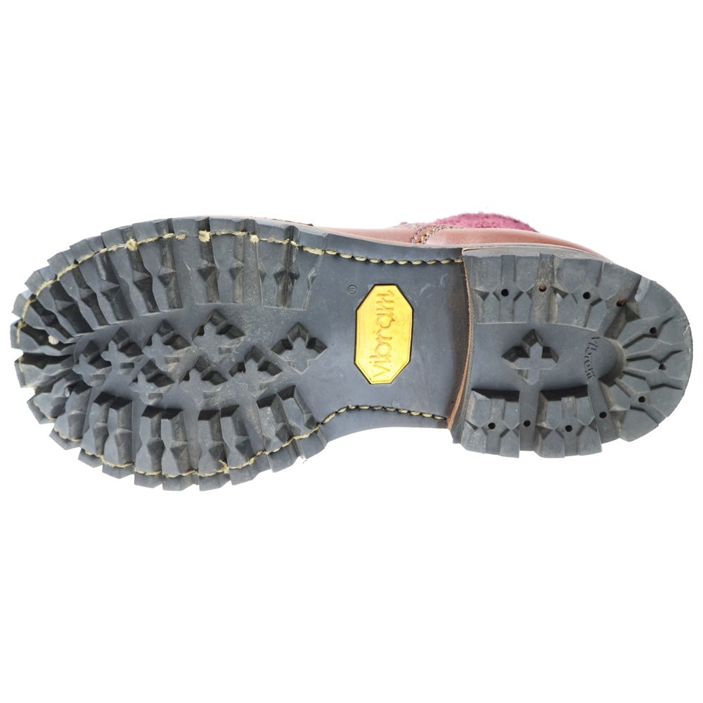 Wesco(ウエスコ) CUSTOM JOBMASTER カスタム ジョブマスター レザー切替スウェードハイカットブーツ ブラウン/ボルドー BRPURP107100