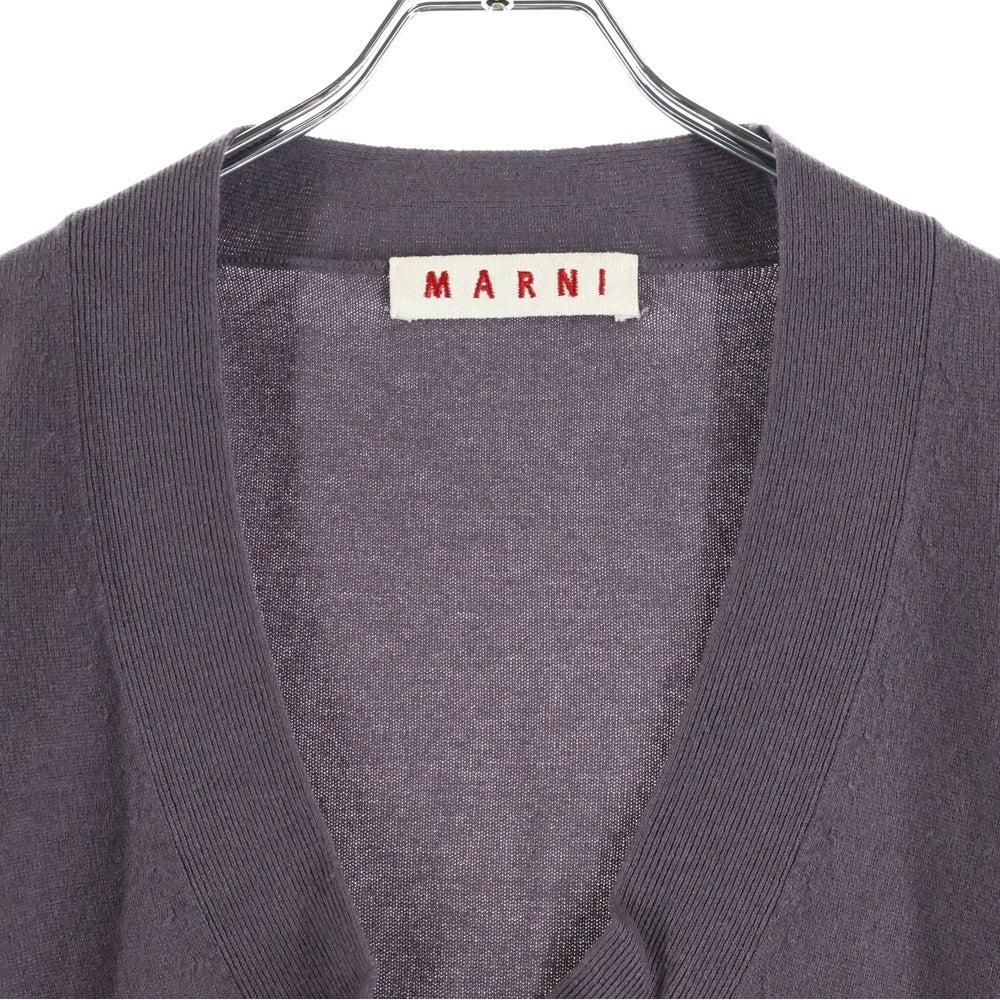 MARNI(マルニ) カシミヤ オーバーネック ニット セーター パープル レディース