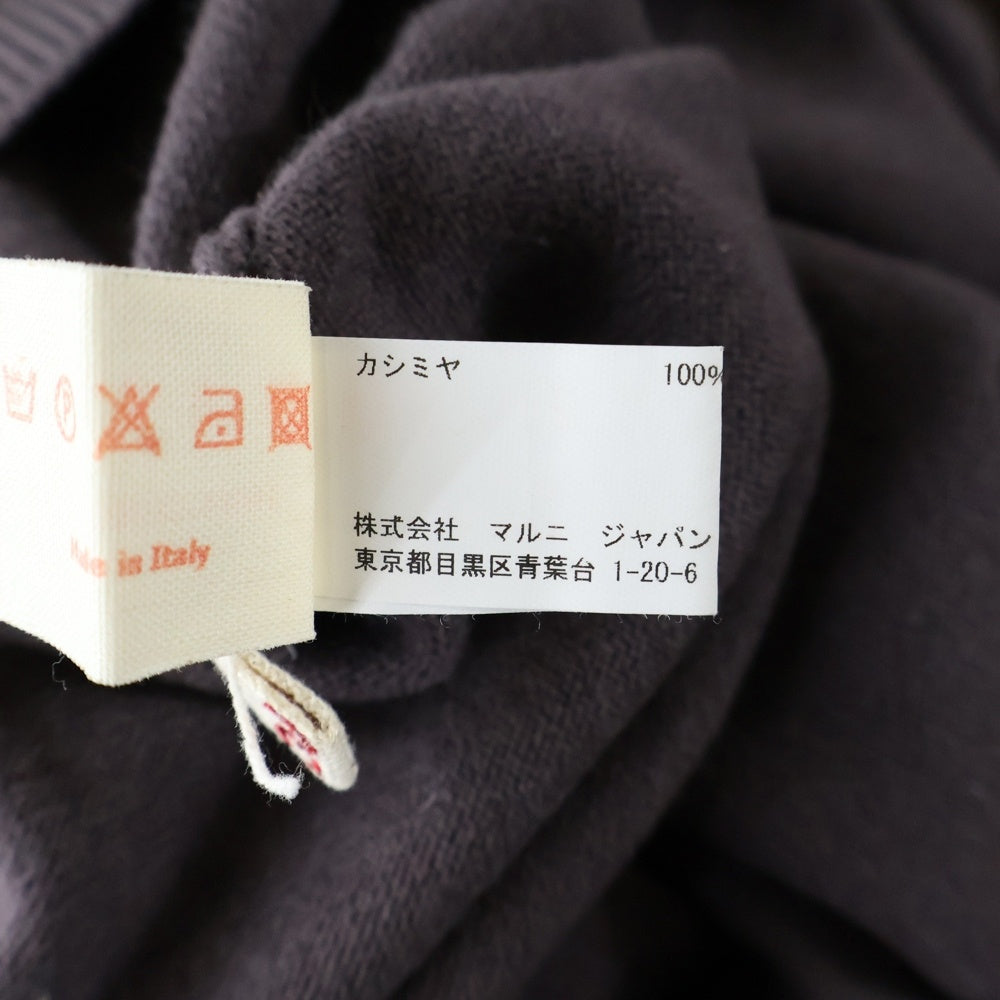 MARNI(マルニ) カシミヤ オーバーネック ニット セーター パープル レディース