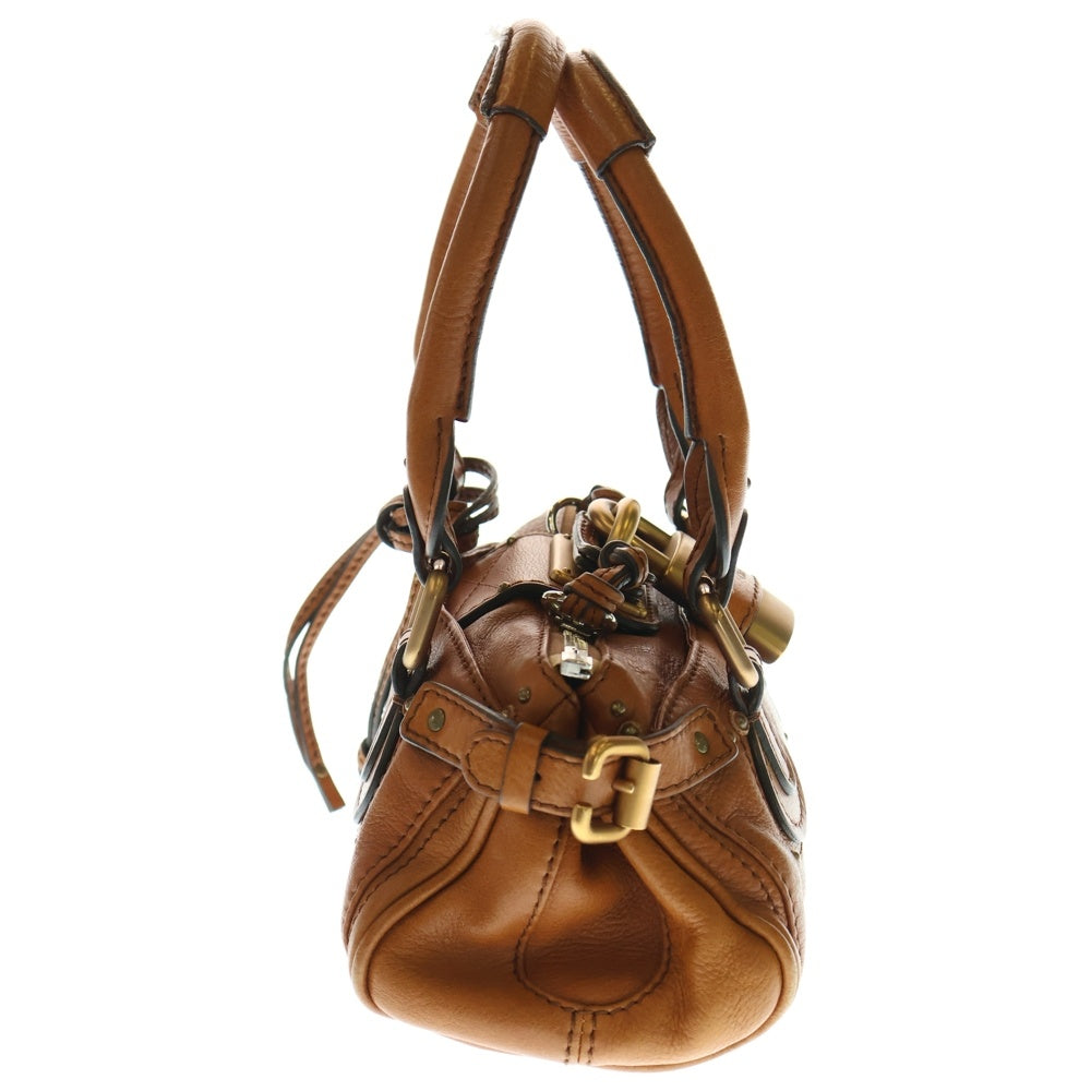 Chloe(クロエ) パディントン ミニ レザー ハンド バッグ ブラウン レディース