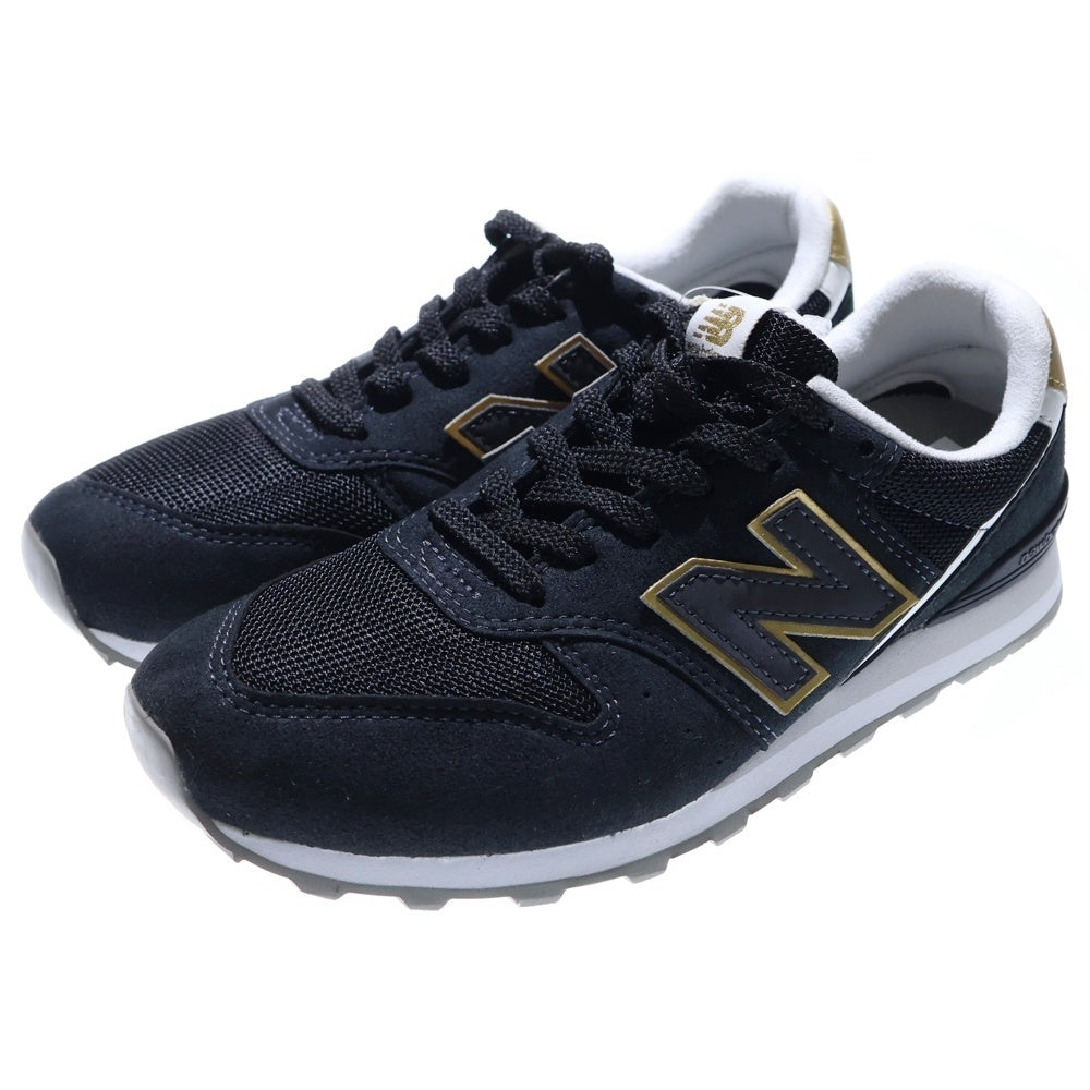 New Balance(ニューバランス) WL996CD スエード ローカットスニーカー ブラック US7/24cm レディース
