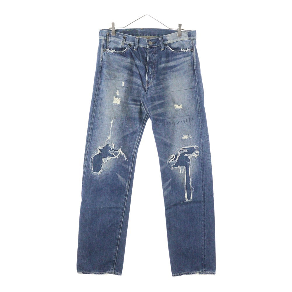 Levi's VINTAGE CLOTHING(リーバイス ビンテージ クロージング) 55501 日本製 J22 復刻 1955年モデル 均等V ビッグE ボタンフライ デニムパンツ インディゴ J28374 0805