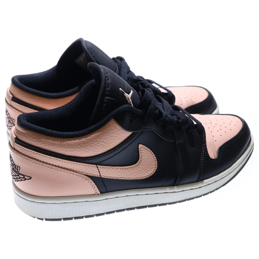 NIKE(ナイキ) AIR JORDAN 1 LOW エア ジョーダン 1 ローカットスニーカー ブラック/ピンク US11/29cm 553558-034