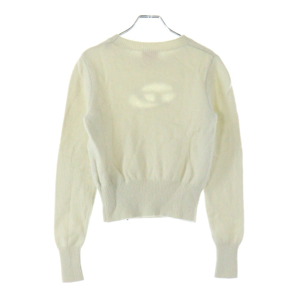 DIESEL(ディーゼル) M-AREESA Dロゴ クルーネック ニットセーター アイボリー レディース A06712