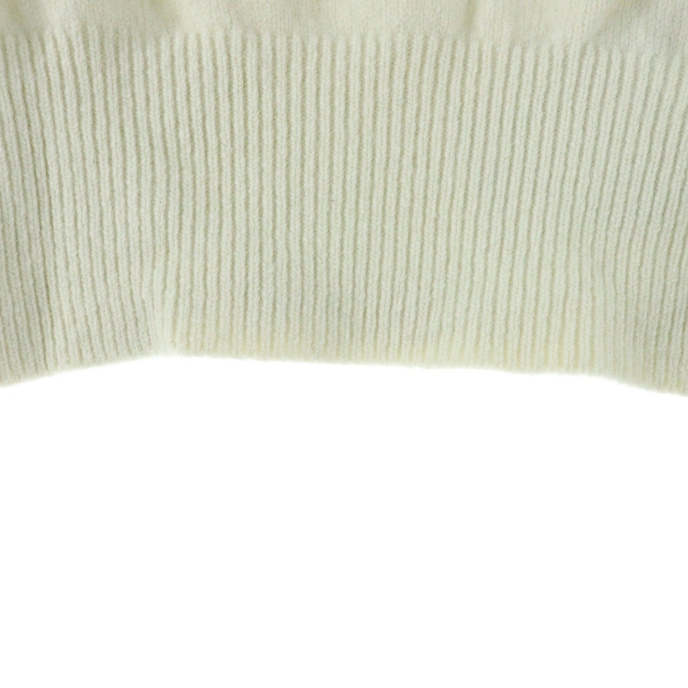 DIESEL(ディーゼル) M-AREESA Dロゴ クルーネック ニットセーター アイボリー レディース A06712