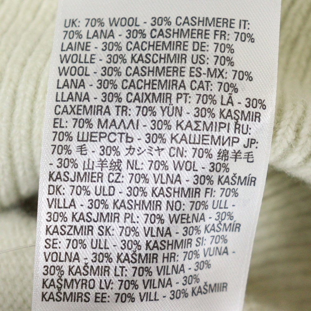 DIESEL(ディーゼル) M-AREESA Dロゴ クルーネック ニットセーター アイボリー レディース A06712