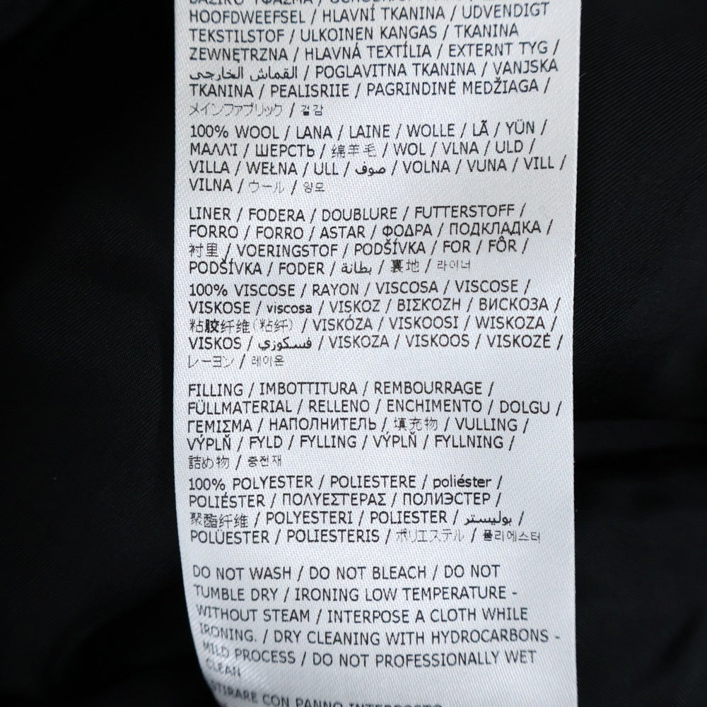 JIL SANDER(ジルサンダー) 25AW ウールメルトン パディングボンバージャケット ブルゾン ネイビー J22BN0277