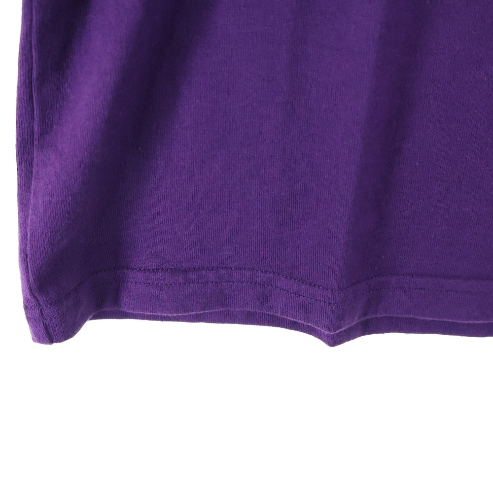 UNDERCOVER(アンダーカバー) アルファベットフロントプリント クルーネック 半袖Tシャツ カットソー パープル UC2E3807