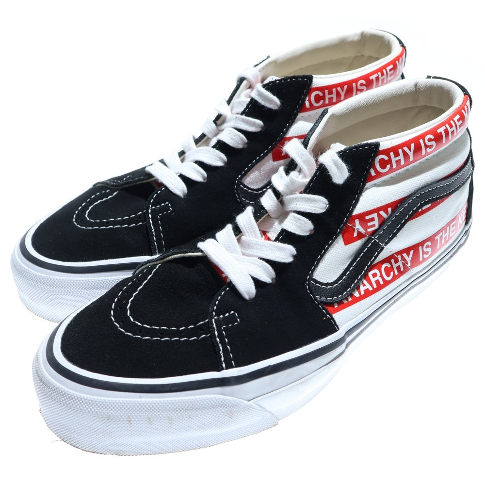 UNDERCOVER(アンダーカバー) ×OTW BY VANS SK8-MID WHITE BASE OTWバイバンズ スケート ホワイトベース ミッドカットスニーカー レッド/ブラック UC1D9F04