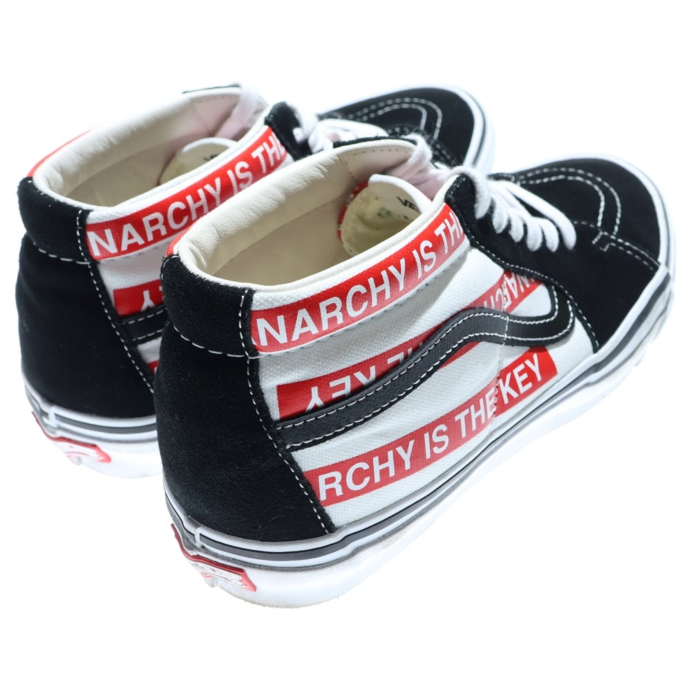 UNDERCOVER(アンダーカバー) ×OTW BY VANS SK8-MID WHITE BASE OTWバイバンズ スケート ホワイトベース ミッドカットスニーカー レッド/ブラック UC1D9F04