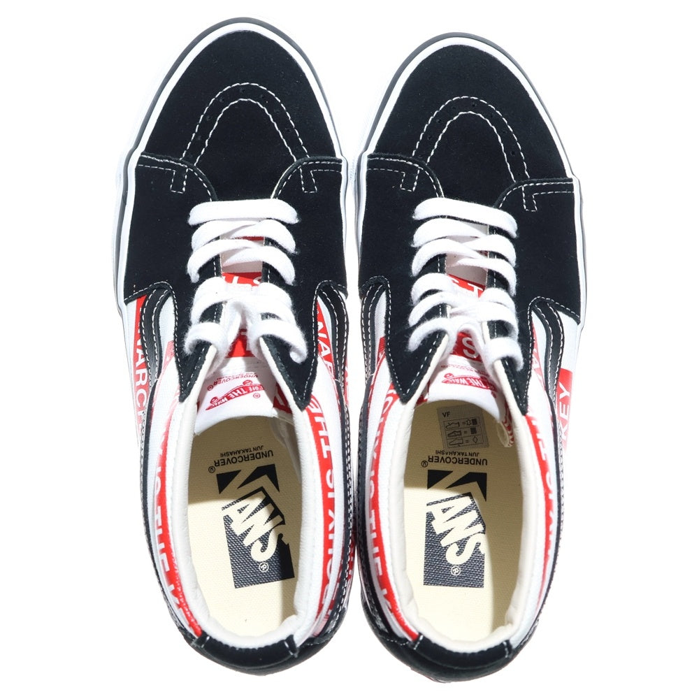 UNDERCOVER(アンダーカバー) ×OTW BY VANS SK8-MID WHITE BASE OTWバイバンズ スケート ホワイトベース ミッドカットスニーカー レッド/ブラック UC1D9F04